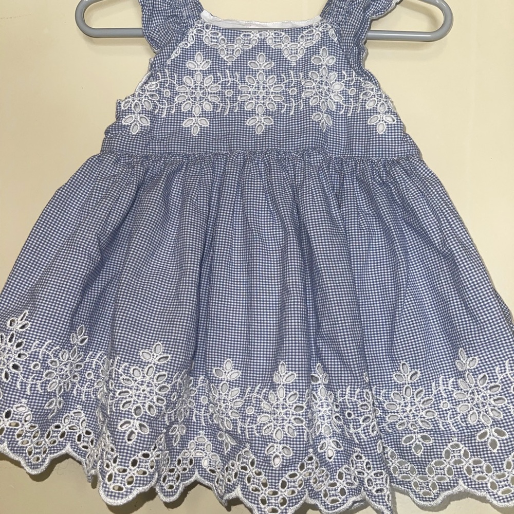 Baby Gap Blue and White Girls Dress
